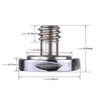Quick Release Tripod Mount with 1 / 4 Male Screw and c Ring thumbnail