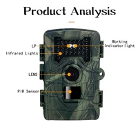 2 Lcd Infrared Night Vision Trail Camera For Wildlife Hunting thumbnail