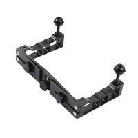 Adjustable Dual Handheld Lamp Arm for Action Cameras thumbnail