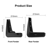 For Lexus Es 2013-2017 4Pcs / Set Car Auto Soft Plastic Splash Flaps Fender Guard thumbnail