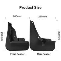 For Changan Uni-K 2021-2022 4Pcs / Set Car Auto Soft Plastic Splash Flaps Fender Guard thumbnail