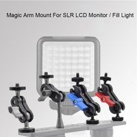 Yj Magic Arm Bracket Mount With 1 / 4 Inch Ball Head - Gun Gray thumbnail