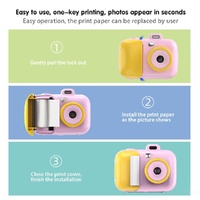 Smart Kids Thermal Camera With Printing Paper - 2.4 - Blue Focus - 503J Pink Fixed Focus thumbnail