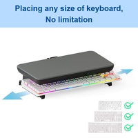 Adjustable Laptop Stand with Storage Drawer - Height Riser - Basic thumbnail