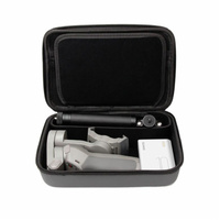 Portable Diamond Texture Leather Bag for Dji Mobile 3 - Black thumbnail
