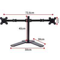 Adjustable Dual Monitor Stand for Desktop thumbnail
