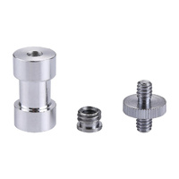 3-In-1 Screw Adapter Kit 1 / 4 & 3 / 8 Male To 1 / 4 & 3 / 8 Female thumbnail