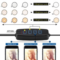 Dimmable Led Ring Light with Phone Tripod Stand thumbnail