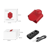 Silicone Protective Case for Insta360 one X2 with Red Lens Screen thumbnail
