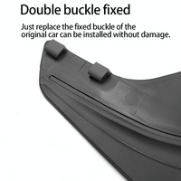 4Pcs / Set Splash Guards Matte Fender No Drilling Required Upgraded Pp Material - For Tesla Model Y thumbnail