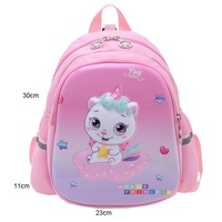 Blue Cartoon Astronaut Kids School Bag - Rabbit Pink thumbnail
