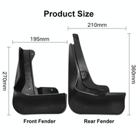 For Honda Vezel Hrv Sport 2019-2021 4Pcs / Set Car Auto Soft Plastic Splash Flaps Fender Guard thumbnail