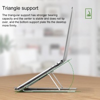 Adjustable Laptop Stand - Portable Folding Heat Dissipation Desktop Holder thumbnail