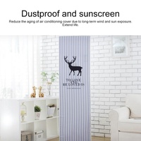 Fish Bone Fabric Dust Cover for Vertical Cabinet Ac - 170x50x30cm - All-inclusive thumbnail