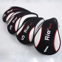 Black Red Wood Golf Head Cover Pusher Set - Wood Rod thumbnail