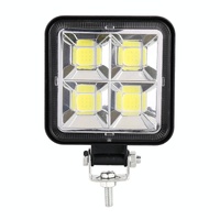 Car Square Work Light With 4 Cob Lamp Beads thumbnail