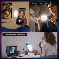 V17 Live Broadcast Magnetic Phone Photography Lamp with Rgb Led Fill Light thumbnail