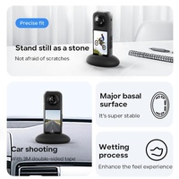 Insta360 X4 Vehicle Mount with Non-slip Silicone Base and Double-sided Glue - Without Double Sided Glue thumbnail