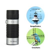 Compact 7X18 Monocular Telescope For Hunting Golf Hiking And Bird Watching - Rangefinders thumbnail
