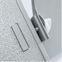 Adjustable Folding Laptop Desk with Mouse Board - Silver thumbnail