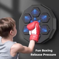 Smart Wall-Mounted Boxing Trainer With Adult Gloves - With Adult Red Gloves thumbnail