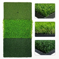 Indoor Golf Practice Pad - 3-in-1 Swing Mat for Hitting and Chipping - 90X40Cm thumbnail