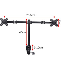 Double Screen Desktop Monitor Stand - Lifting Bracket thumbnail