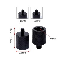 2-Pack Microphone Screw Adapters F10 5 / 8-27 Female To 3 / 8 Male thumbnail
