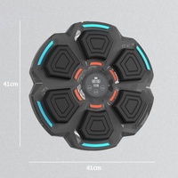 Adjustable 9-Speed Bluetooth Music Boxing Machine With Lights - Black - Light Gray thumbnail