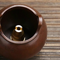 Hand-played Vatican Incense Burner - Pure Copper Small Antique thumbnail