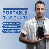 Flexible Neck Mount for Gopro and Smartphones - Compatible with Action Cameras thumbnail