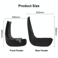 For Honda Fit Jazz 2011-2013 4Pcs / Set Car Auto Soft Plastic Splash Flaps Fender Guard thumbnail
