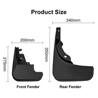 For Audi Q5 2009-2016 4Pcs / Set Car Auto Soft Plastic Splash Flaps Fender Guard thumbnail