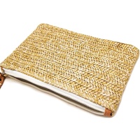 Beach Straw Clutch Coin Purse for Summer Fun thumbnail