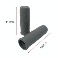 Silicone Handbar Cover for Ninebot G30 Max - Black 1 Pair thumbnail