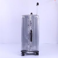 Waterproof Pvc Trolley Suitcase Cover - 24 Inch Rimless Transparent Dustproof thumbnail