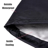 Round Table Cover for Outdoor Garden Grill - Rainproof Dustproof Anti-ultraviolet - 55x50cm thumbnail