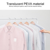 100 Disposable Transparent Dust Bags - 60x150cm - Pp Material thumbnail