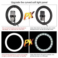 10.2 Rgbw Led Ring Light Kit with 1.1m Tripod Remote Ball Head and Phone Clamp thumbnail