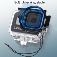 Waterproof Case with Lens Cap for Gopro Hero8 - 58mm Filter Adapter thumbnail