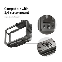 Extended Metal Rabbit Cage For Magisn Sports Camera With Cold Shoe thumbnail