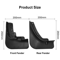 For Haval Jolion 2021 4Pcs / Set Car Auto Soft Plastic Splash Flaps Fender Guard thumbnail