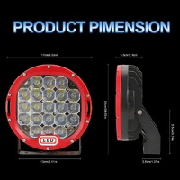 20W 7 Inch Car Round Spotlight Work Light thumbnail
