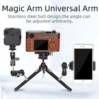 Versatile Dual Ballhead Magic Arm For Camera And Monitor Mounting - Tm-5 thumbnail