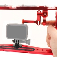 Underwater Dual Handheld Grip For Gopro Hero9 / 8 / 7 - Black thumbnail
