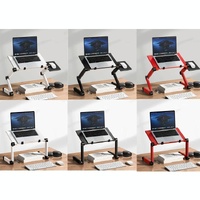 Portable Folding Laptop Desk with Adjustable Height and Storage thumbnail