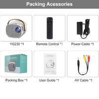 Mini Portable Led Projector For Kids - 1080P Resolution thumbnail