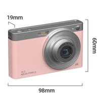 4k 8x Optical Zoom Telescopic Lens Digital Camera with Card Reader & 16g - Black thumbnail