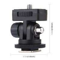 Cold Shoe Tripod with 1 / 4 Screw Thread thumbnail