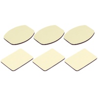Set of 3 Flat and 3 Curved Adhesive Pads for Gopro Hero12 thumbnail